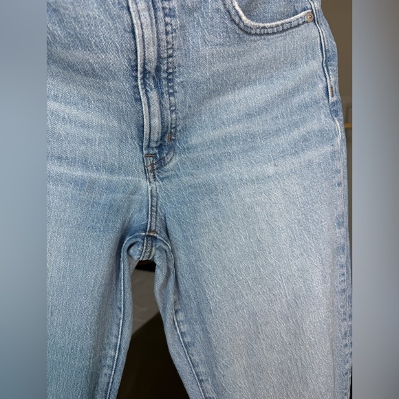 MADEWELL “The Perfect Vintage Straight” Jeans Size 28T Blue Denim High Rise - Picture 4 of 8